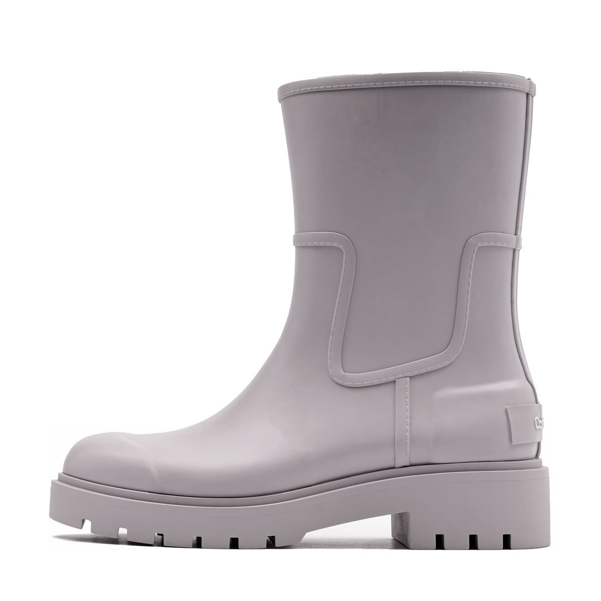 Дамски ботуши Calvin Klein Mid Rainboot Rubber YW0YW02004PA8 Calvin Klein Mid Rainboot Rubber Дамски ботуши YW0YW02004PA8