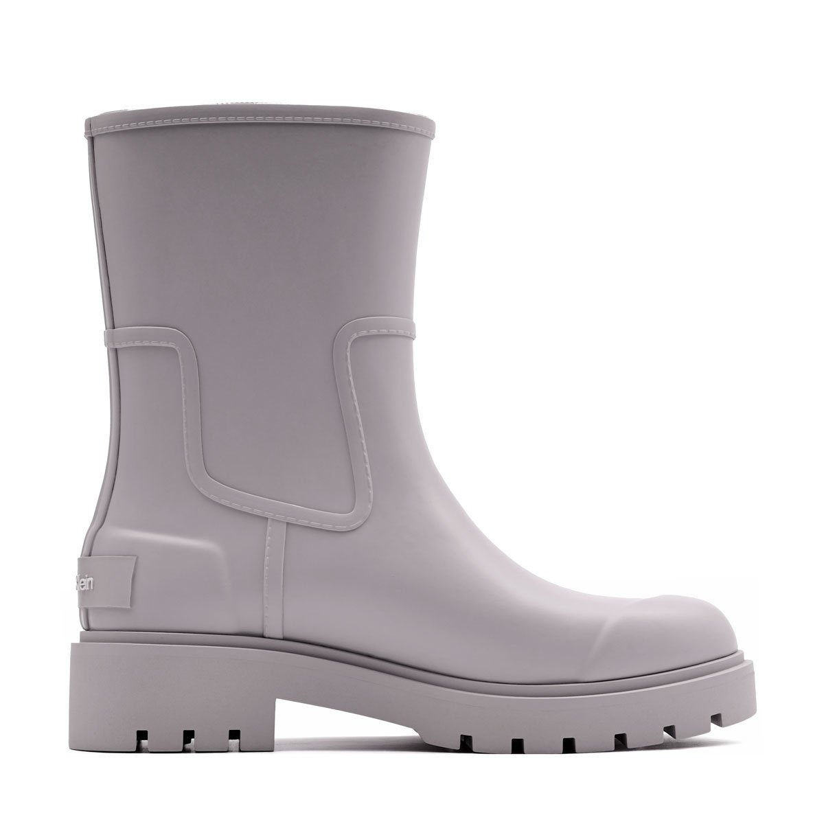 Дамски ботуши Calvin Klein Mid Rainboot Rubber YW0YW02004PA8 Calvin Klein Mid Rainboot Rubber Дамски ботуши YW0YW02004PA8