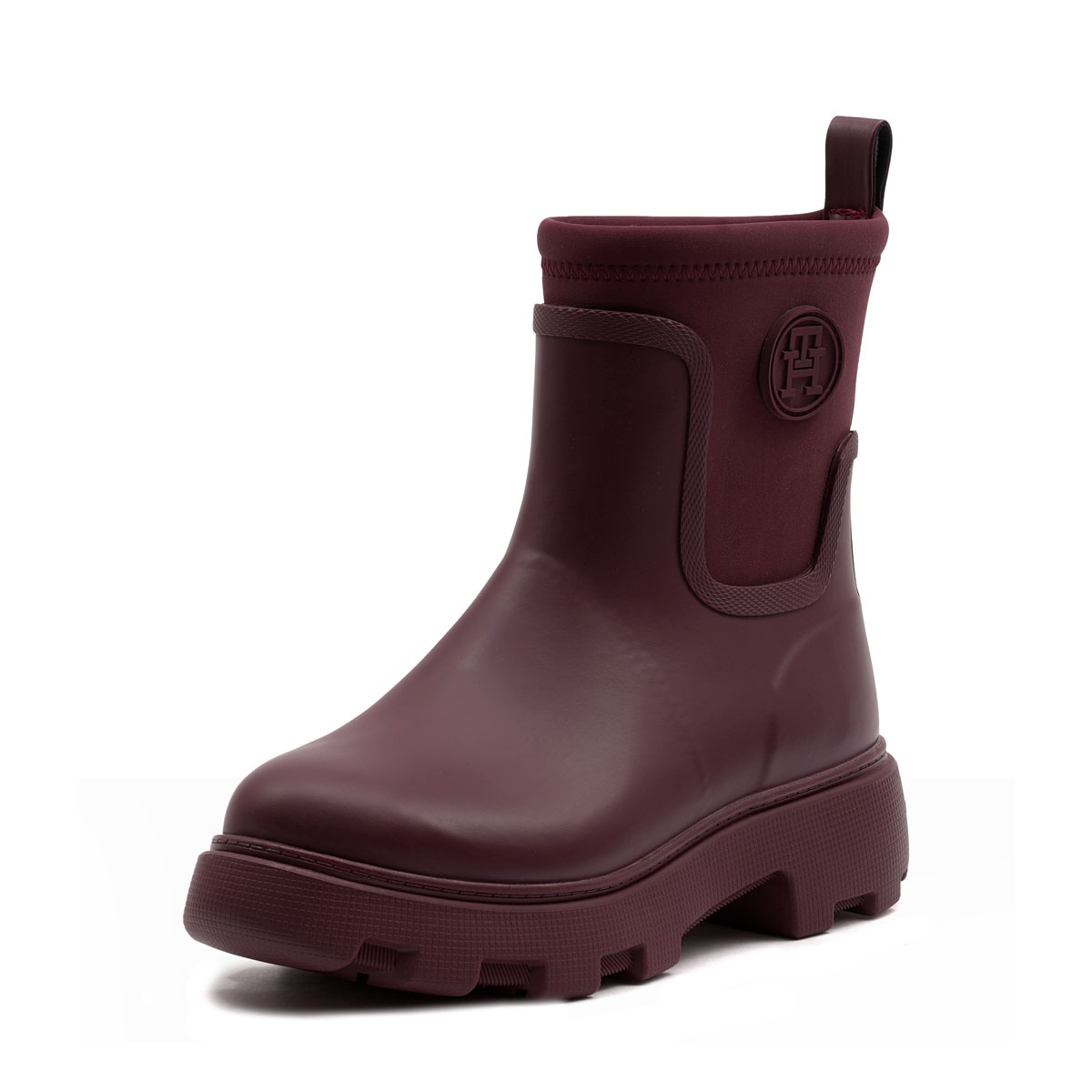 Tommy Hilfiger Stamp Warm Ankle Rain Boot Дамски ботуши FW0FW09544XUT