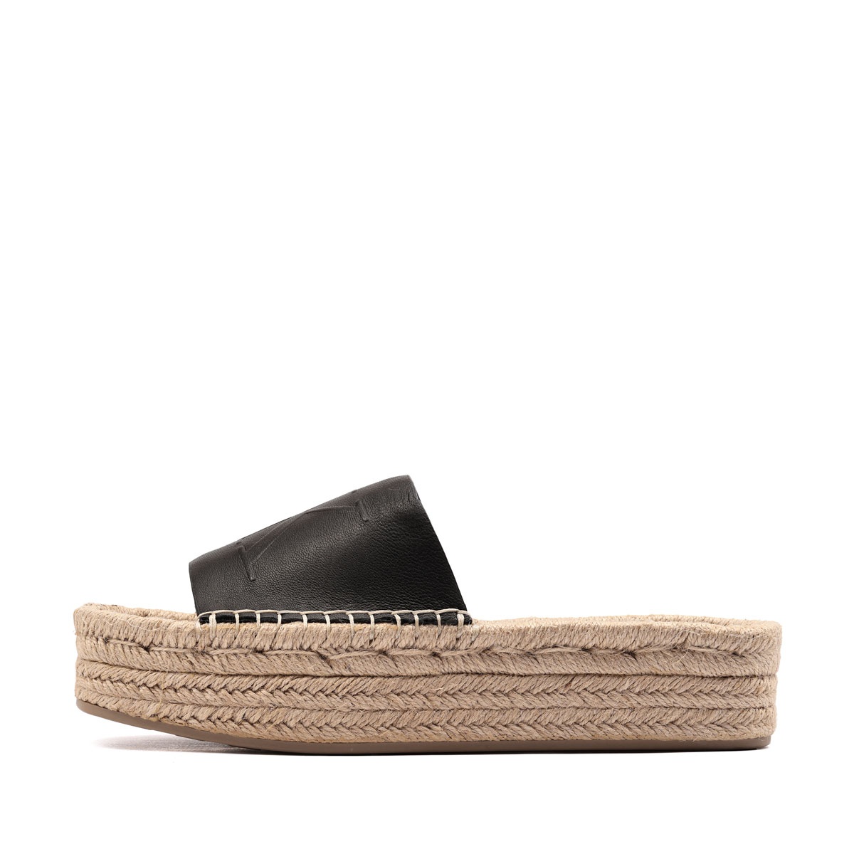 Calvin Klein Flatform Espa Mule Leather MG Дамски чехли HW0HW03027BEH