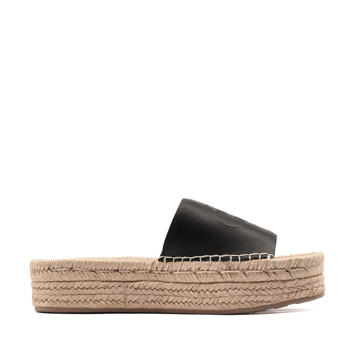 Calvin Klein Flatform Espa Mule Leather MG Дамски чехли HW0HW03027BEH