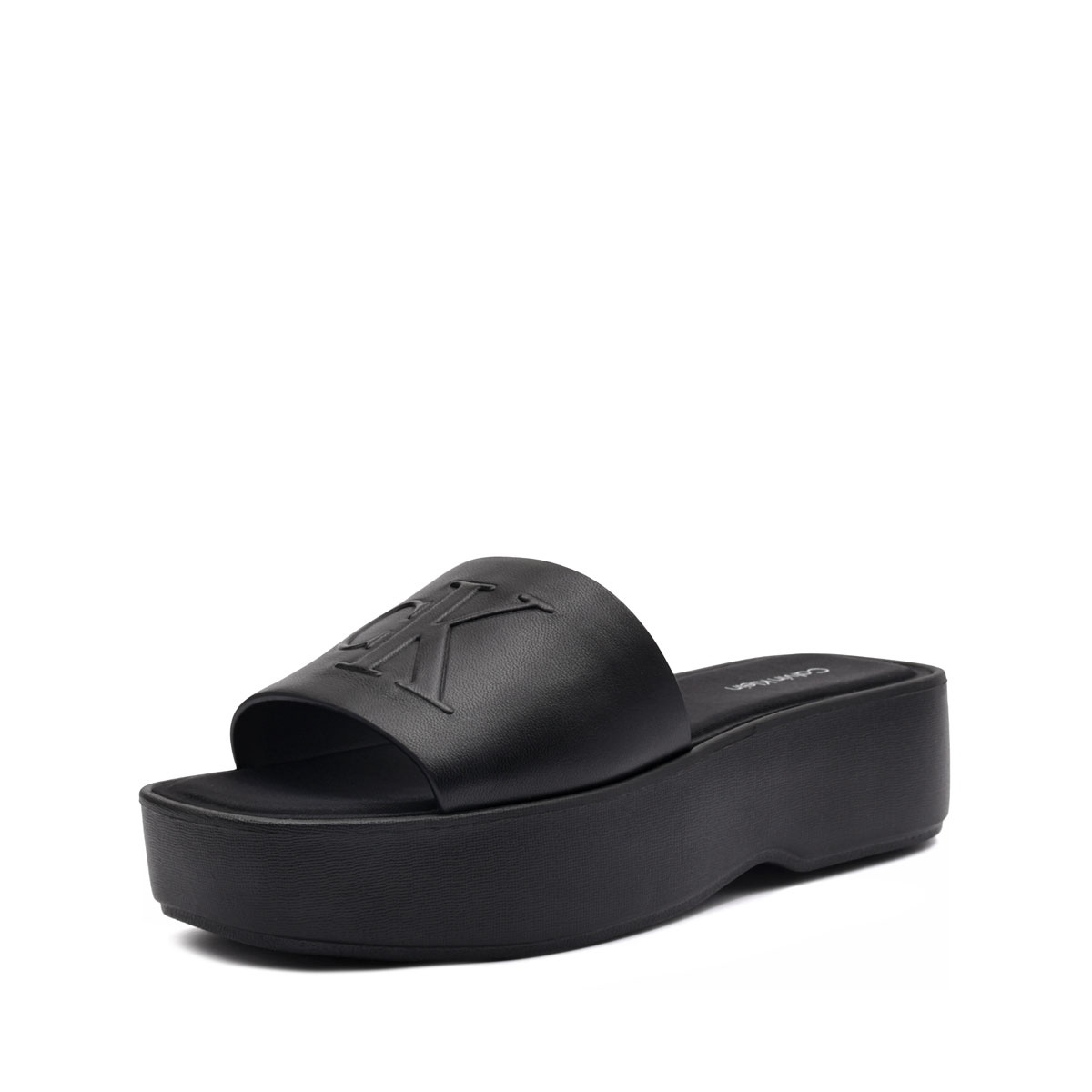 Calvin Klein Flatform Sandal Leather Дамски чехли HW0HW030260GJ
