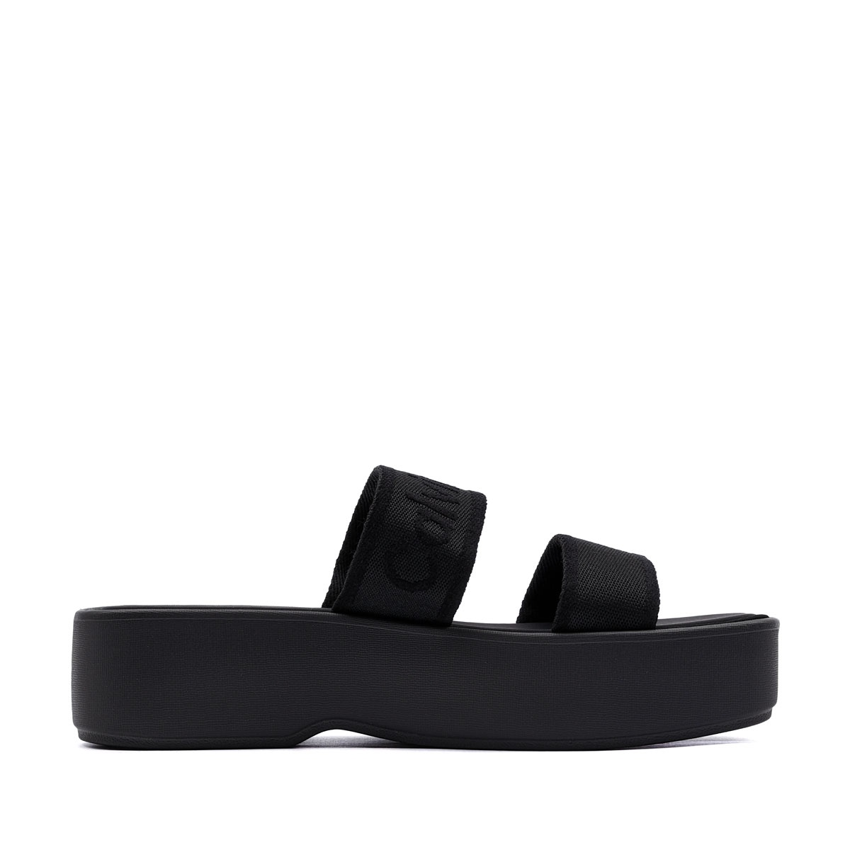Calvin Klein Flatform Sandal Webbing Дамски чехли HW0HW028780GJ