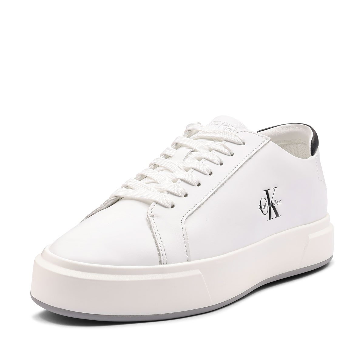 Мъжки кецове Calvin Klein Basket Cupsole LaceUp Leather ML YM0YM0146001W Calvin Klein Basket Cupsole LaceUp Leather ML Мъжки кецове YM0YM0146001W