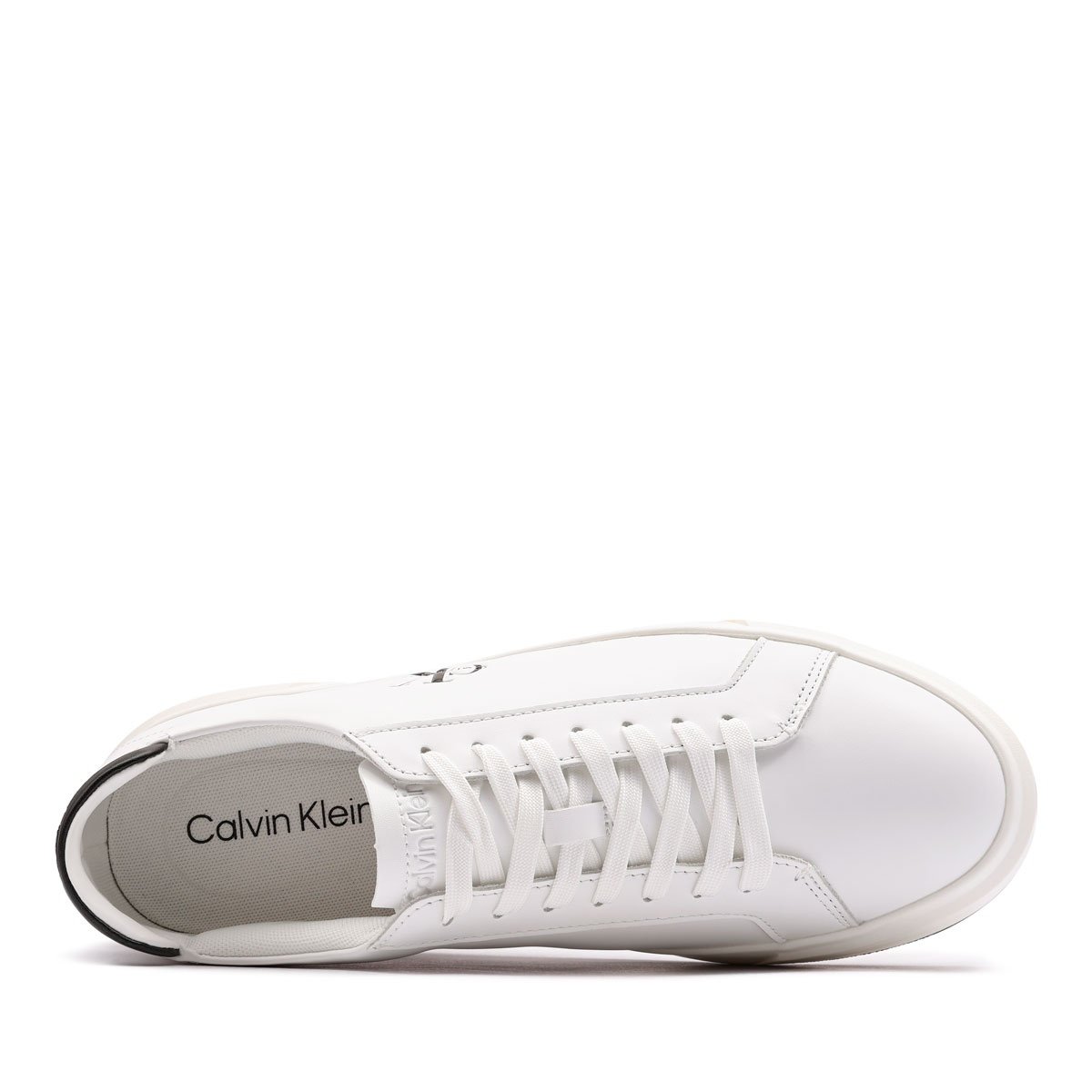 Мъжки кецове Calvin Klein Basket Cupsole LaceUp Leather ML YM0YM0146001W Calvin Klein Basket Cupsole LaceUp Leather ML Мъжки кецове YM0YM0146001W