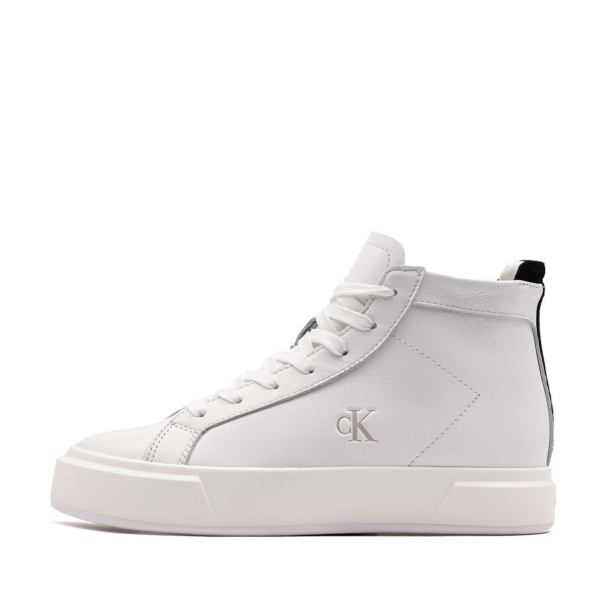 Calvin Klein Basket High Top Mid Leather Mix Дамски кецове YW0YW0194601W