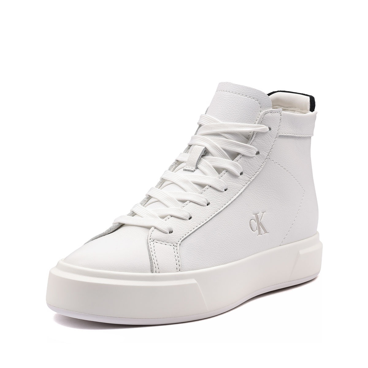 Calvin Klein Basket High Top Mid Leather Mix Дамски кецове YW0YW0194601W