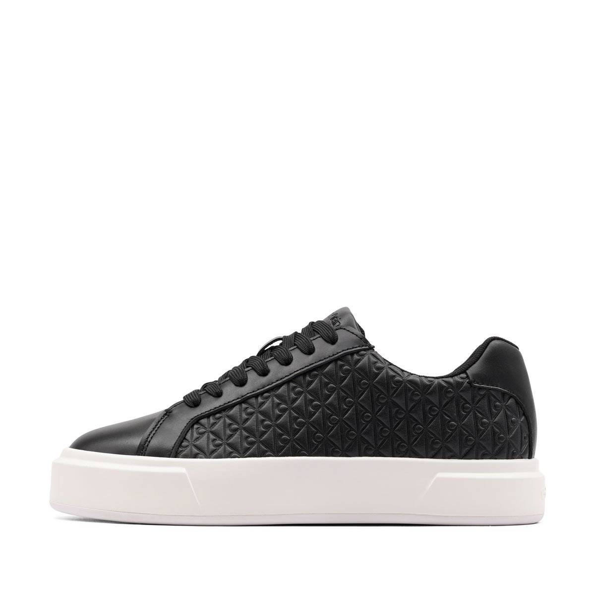 Calvin Klein Basket Lace Up Leather AOP Дамски кецове YW0YW02006BEH