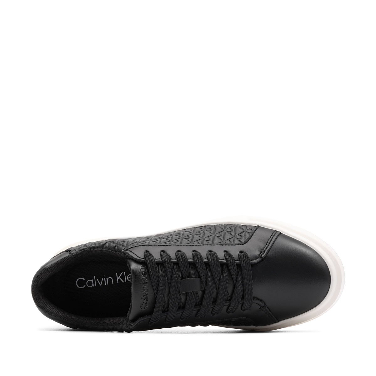 Calvin Klein Basket Lace Up Leather AOP Дамски кецове YW0YW02006BEH
