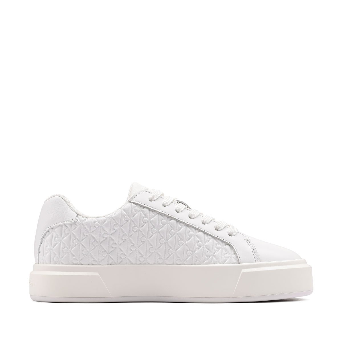Дамски кецове Calvin Klein Basket Lace Up Leather AOP YW0YW02006YAF Calvin Klein Basket Lace Up Leather AOP Дамски кецове YW0YW02006YAF