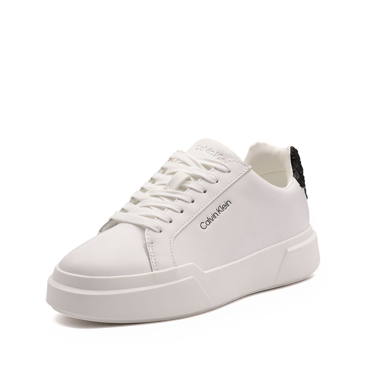 Calvin Klein Chunky Cups LaceUp Leather AOP BT Дамски кецове HW0HW0322201W