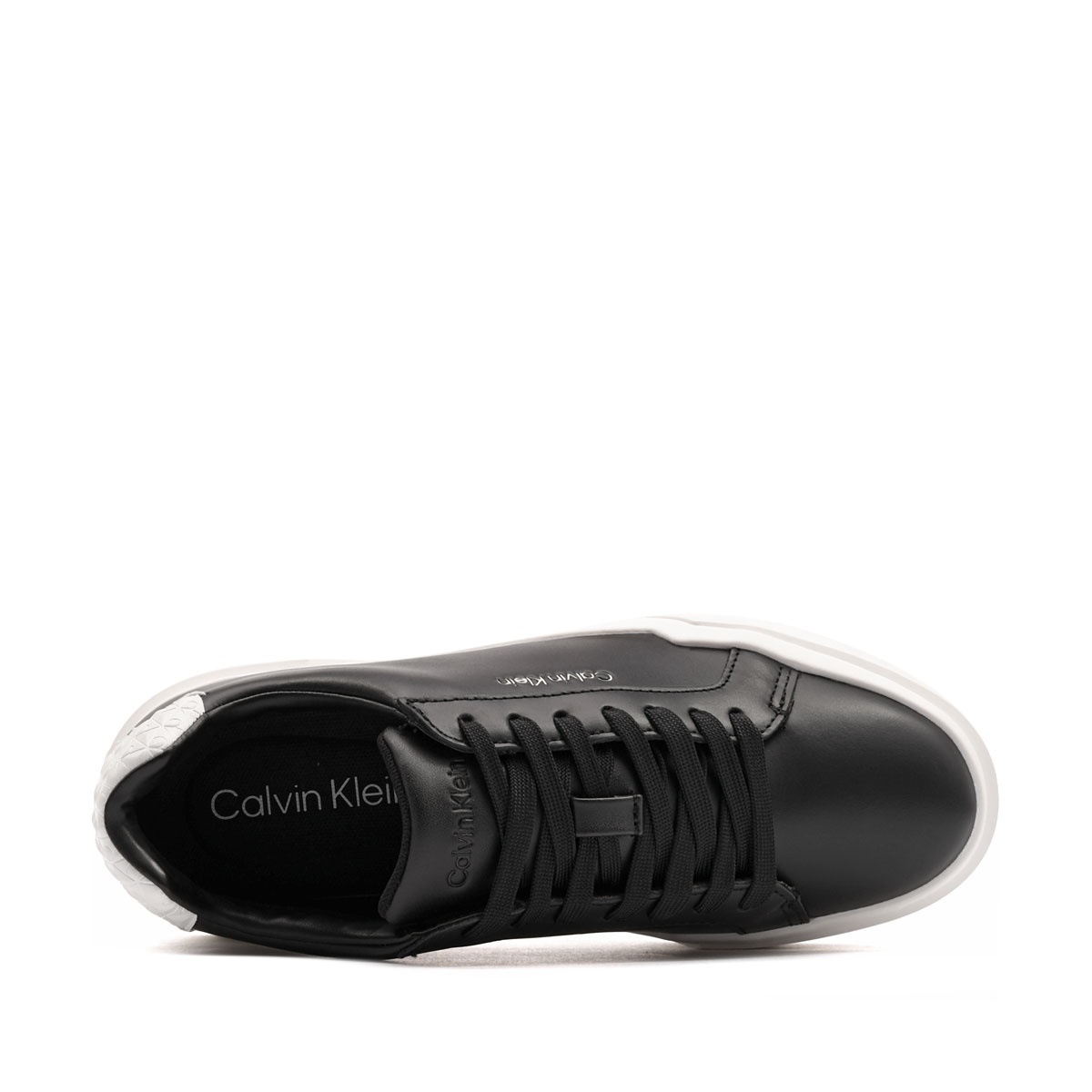 Calvin Klein Chunky Cups LaceUp Leather AOP BT Дамски кецове HW0HW032220GM