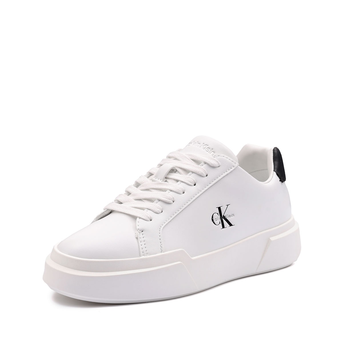 Calvin Klein Chunky Cupsole LaceUp Leather Дамски спортни обувки YW0YW0194706X