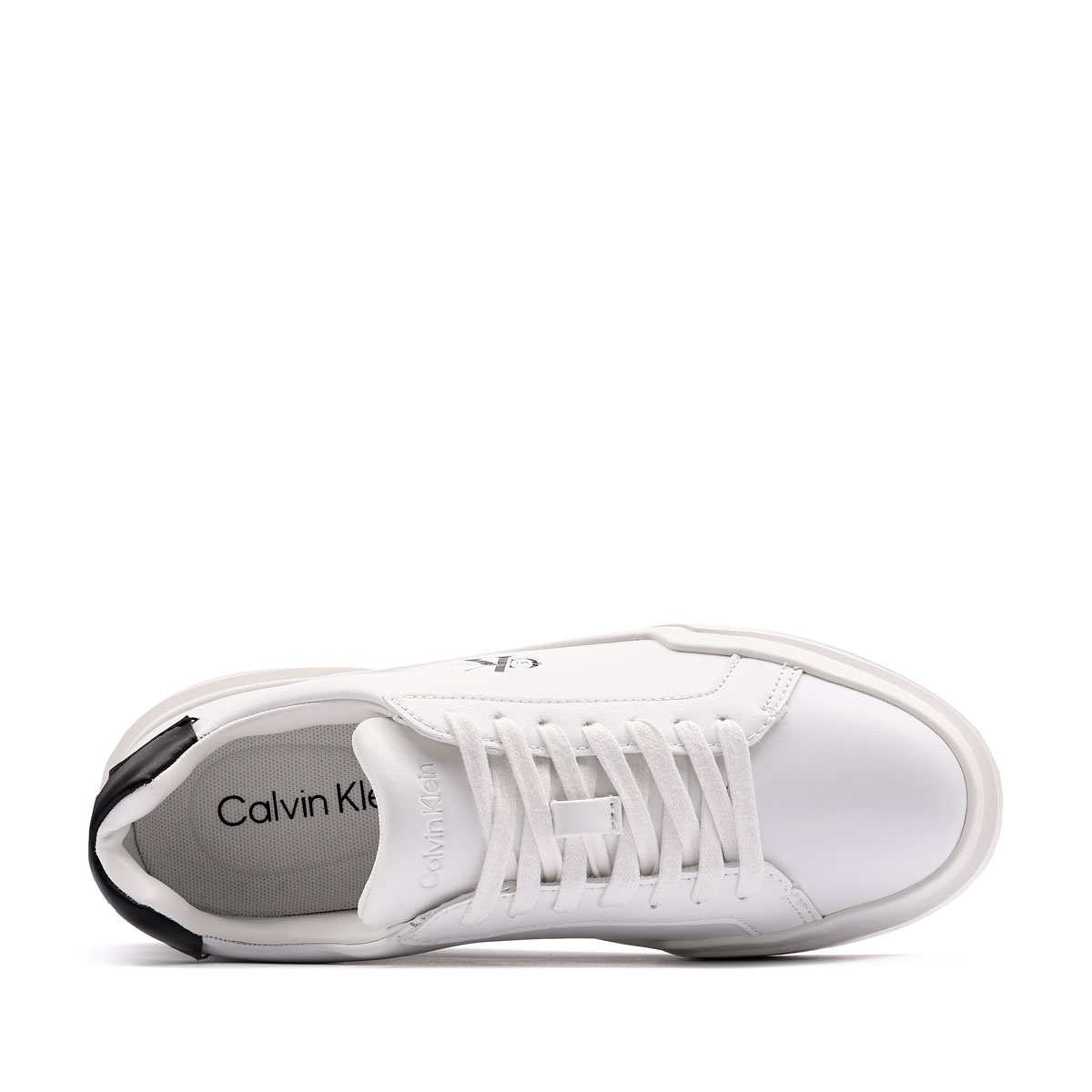 Calvin Klein Chunky Cupsole LaceUp Leather Дамски спортни обувки YW0YW0194706X