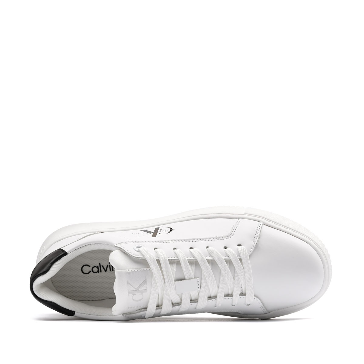 Calvin Klein Chunky Cupsole Mono Leather WN Дамски кецове YW0YW0187201W