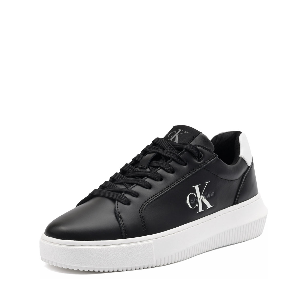Calvin Klein Chunky Cupsole Mono Leather WN Дамски кецове YW0YW018720GM