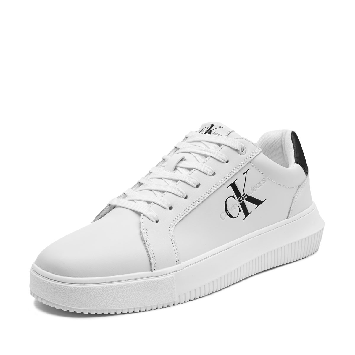 Calvin Klein Chunky Cupsole Mono Leather Мъжки кецове YM0YM00681YBR