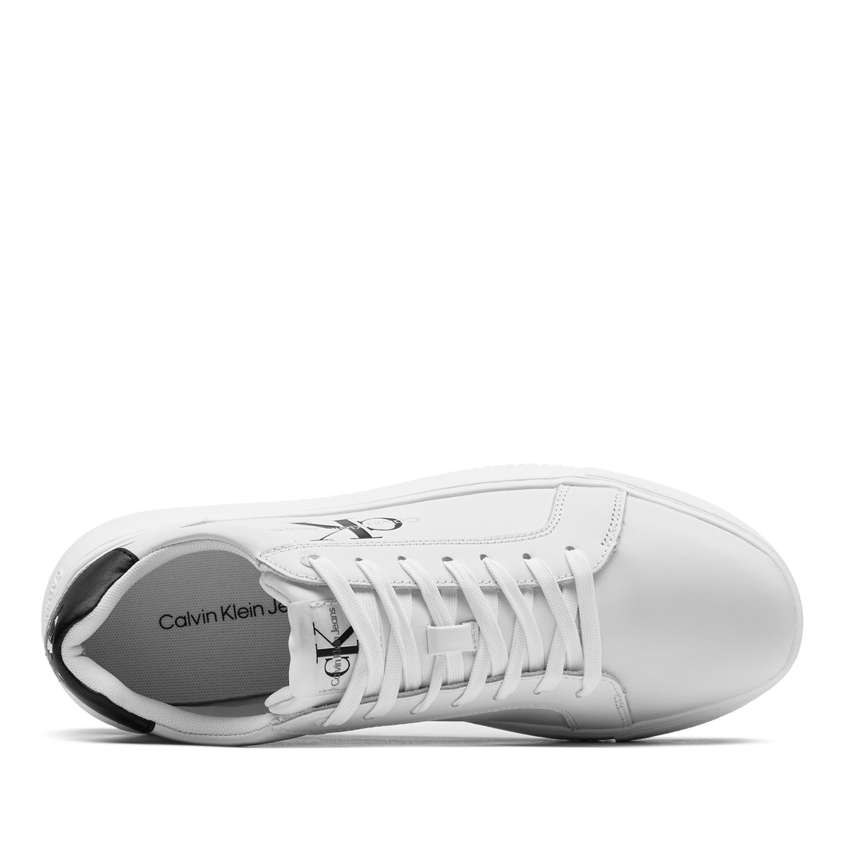 Calvin Klein Chunky Cupsole Mono Leather Мъжки кецове YM0YM00681YBR