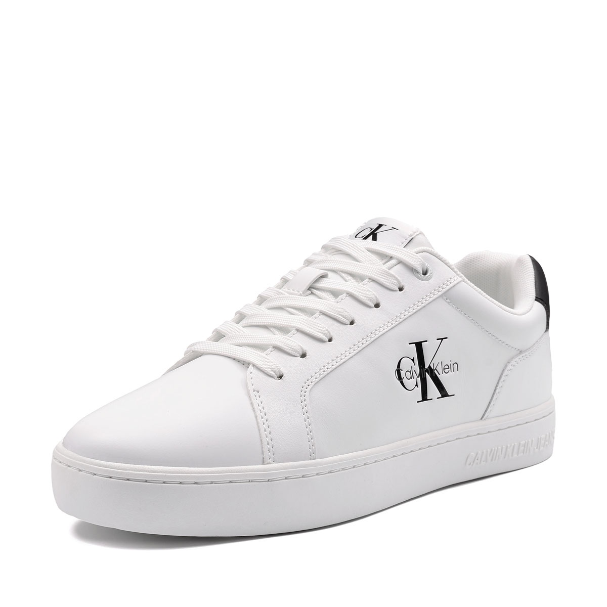 Calvin Klein Classic Cupsole Mono Leather Мъжки кецове YM0YM0136901W