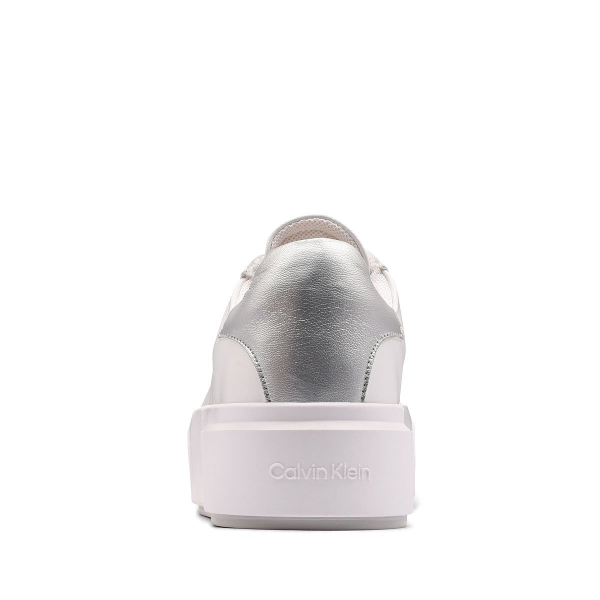Calvin Klein Flatform Lace Up Leather Met Дамски кецове YW0YW019290LC