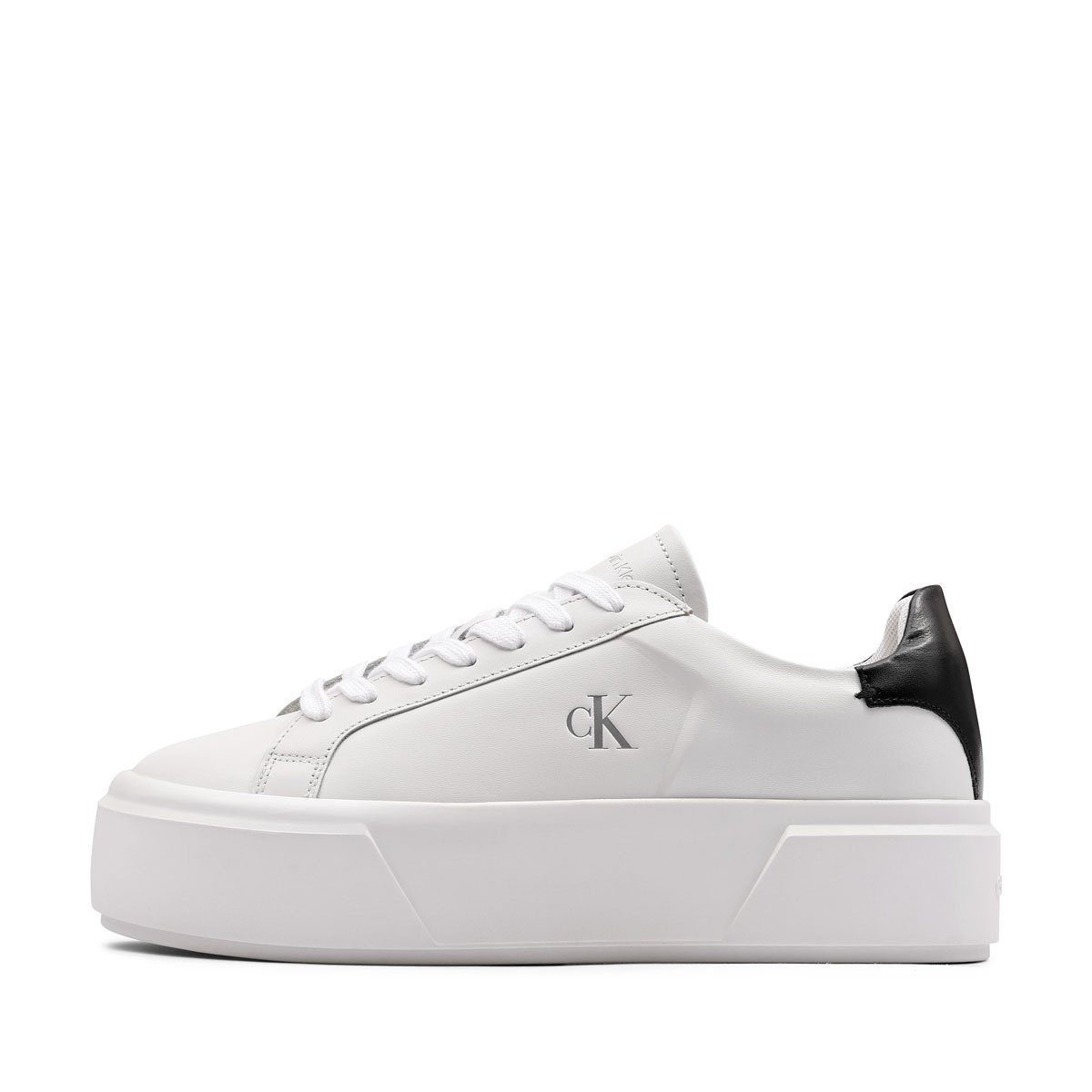 Дамски кецове Calvin Klein Flatform Lace Up Leather MG YW0YW0192801W Calvin Klein Flatform Lace Up Leather MG Дамски кецове YW0YW0192801W