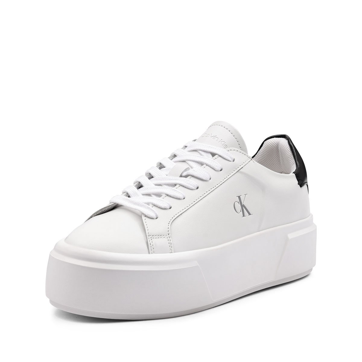 Дамски кецове Calvin Klein Flatform Lace Up Leather MG YW0YW0192801W Calvin Klein Flatform Lace Up Leather MG Дамски кецове YW0YW0192801W