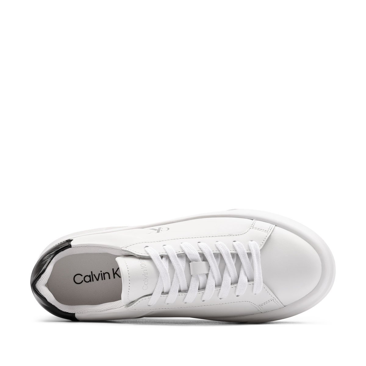 Дамски кецове Calvin Klein Flatform Lace Up Leather MG YW0YW0192801W Calvin Klein Flatform Lace Up Leather MG Дамски кецове YW0YW0192801W