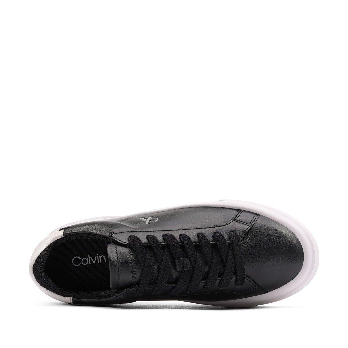 Дамски кецове Calvin Klein Flatform Lace Up Leather MG YW0YW019280GM Calvin Klein Flatform Lace Up Leather MG Дамски кецове YW0YW019280GM