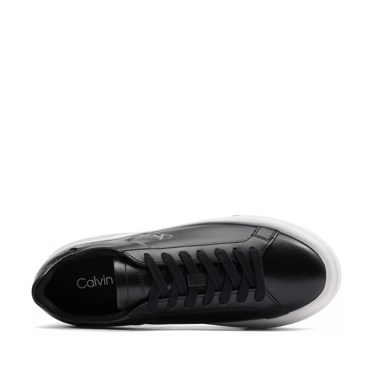 Calvin Klein Flatform LaceUp Leather Дамски кецове YW0YW01928BEH