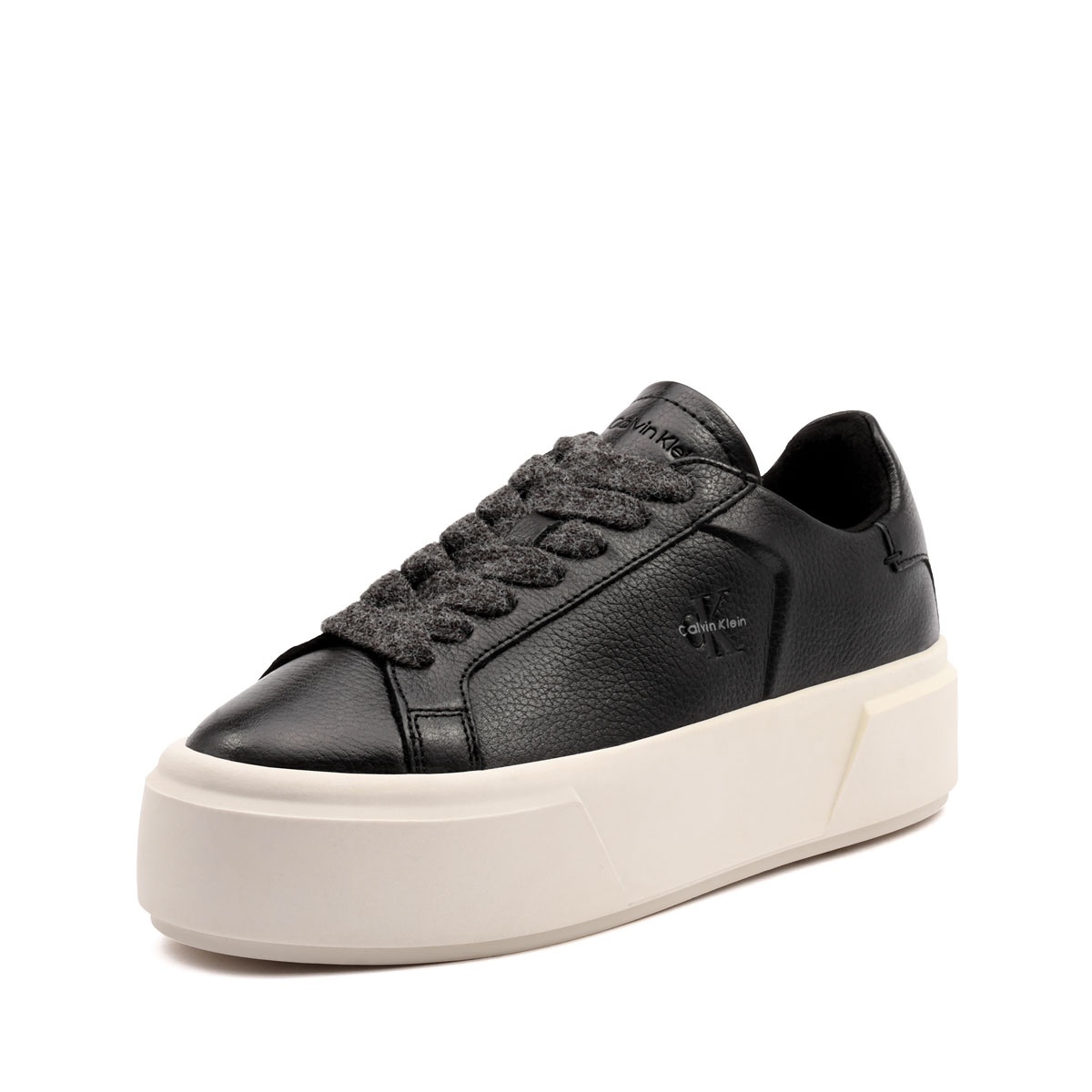Calvin Klein Flatform LaceUp Leather WL Дамски кецове HW0HW032290GN