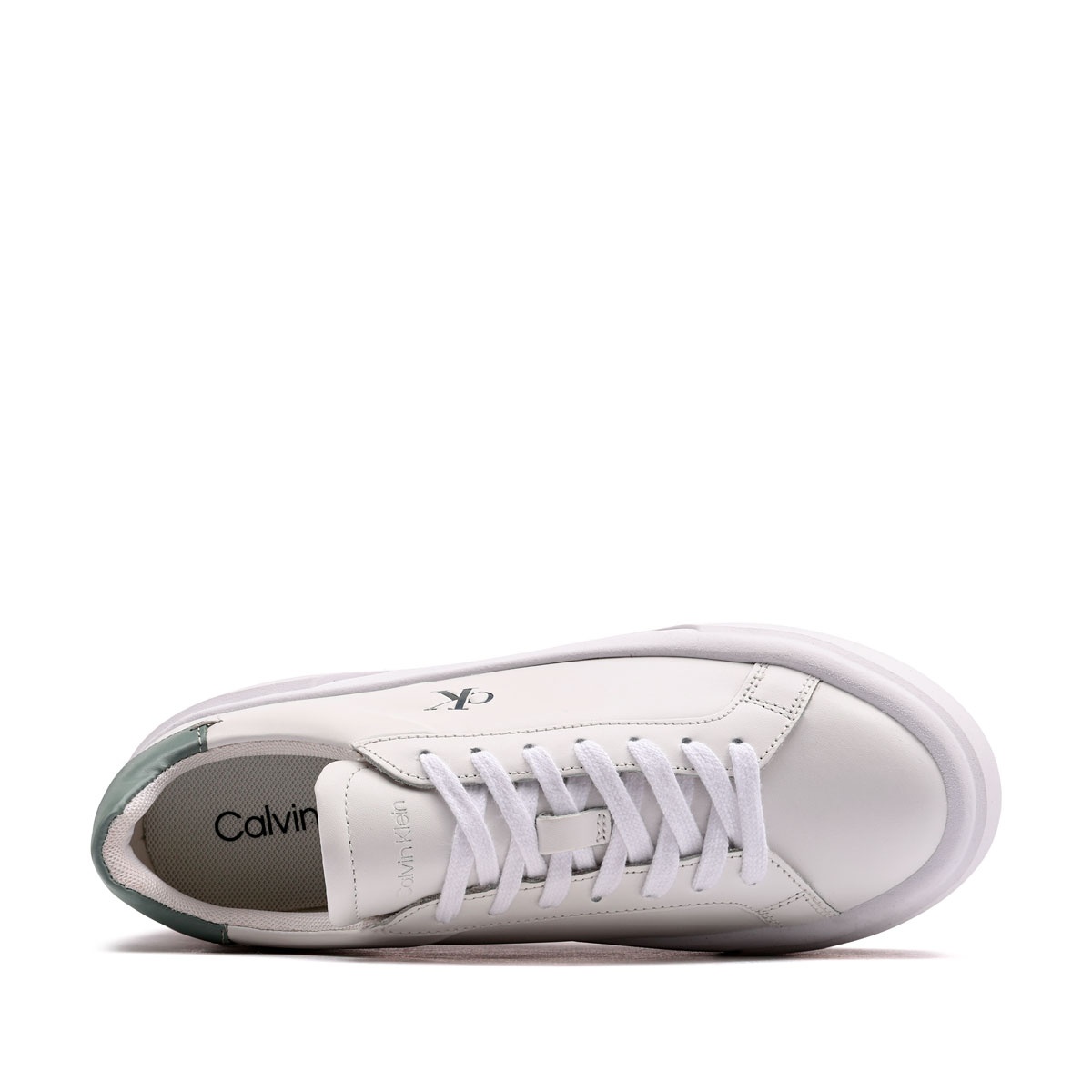Calvin Klein Flatform LaceUp Leather Дамски кецове YW0YW0192805X