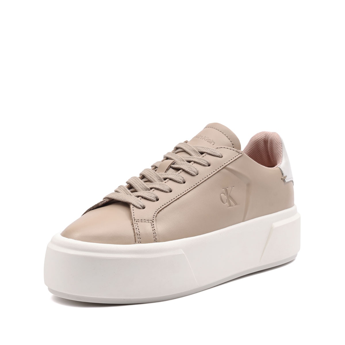 Calvin Klein Flatform LaceUp Leather Дамски кецове YW0YW01928ABH