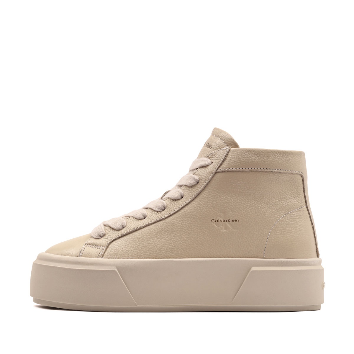 Calvin Klein Flatform Mid LaceUp Leather Дамски кецове HW0HW03230ACG