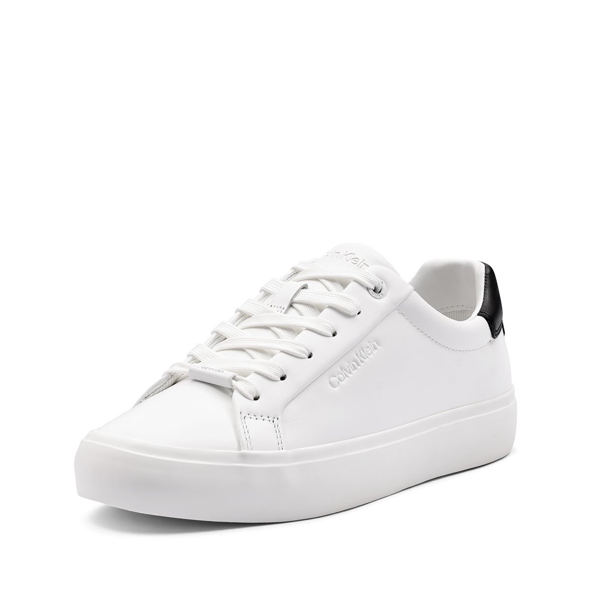 Дамски кецове Calvin Klein Lace-Up Sneaker Leather CK HW0HW0267301W Calvin Klein Lace-Up Sneaker Leather CK Дамски кецове HW0HW0267301W