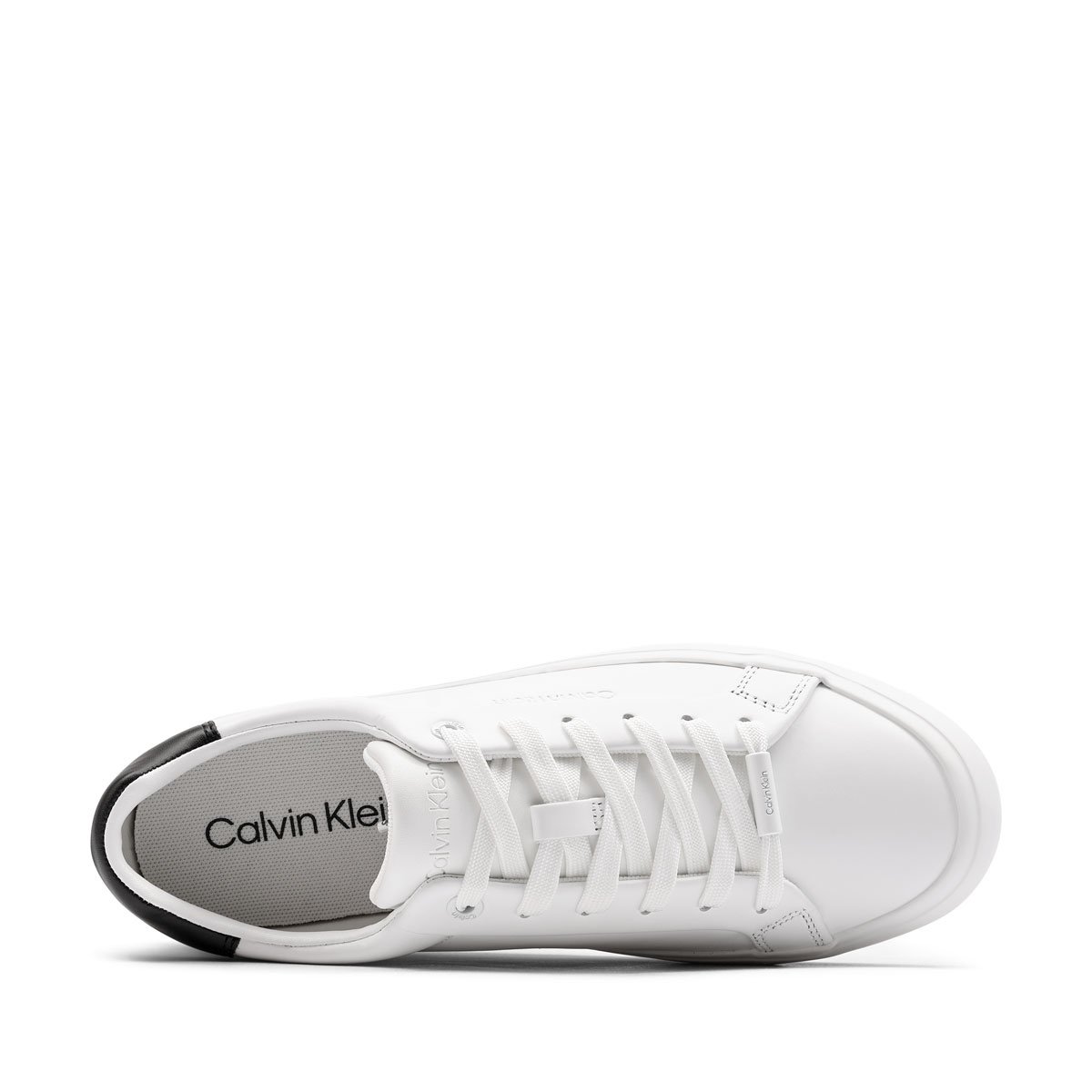 Дамски кецове Calvin Klein Lace-Up Sneaker Leather CK HW0HW0267301W Calvin Klein Lace-Up Sneaker Leather CK Дамски кецове HW0HW0267301W