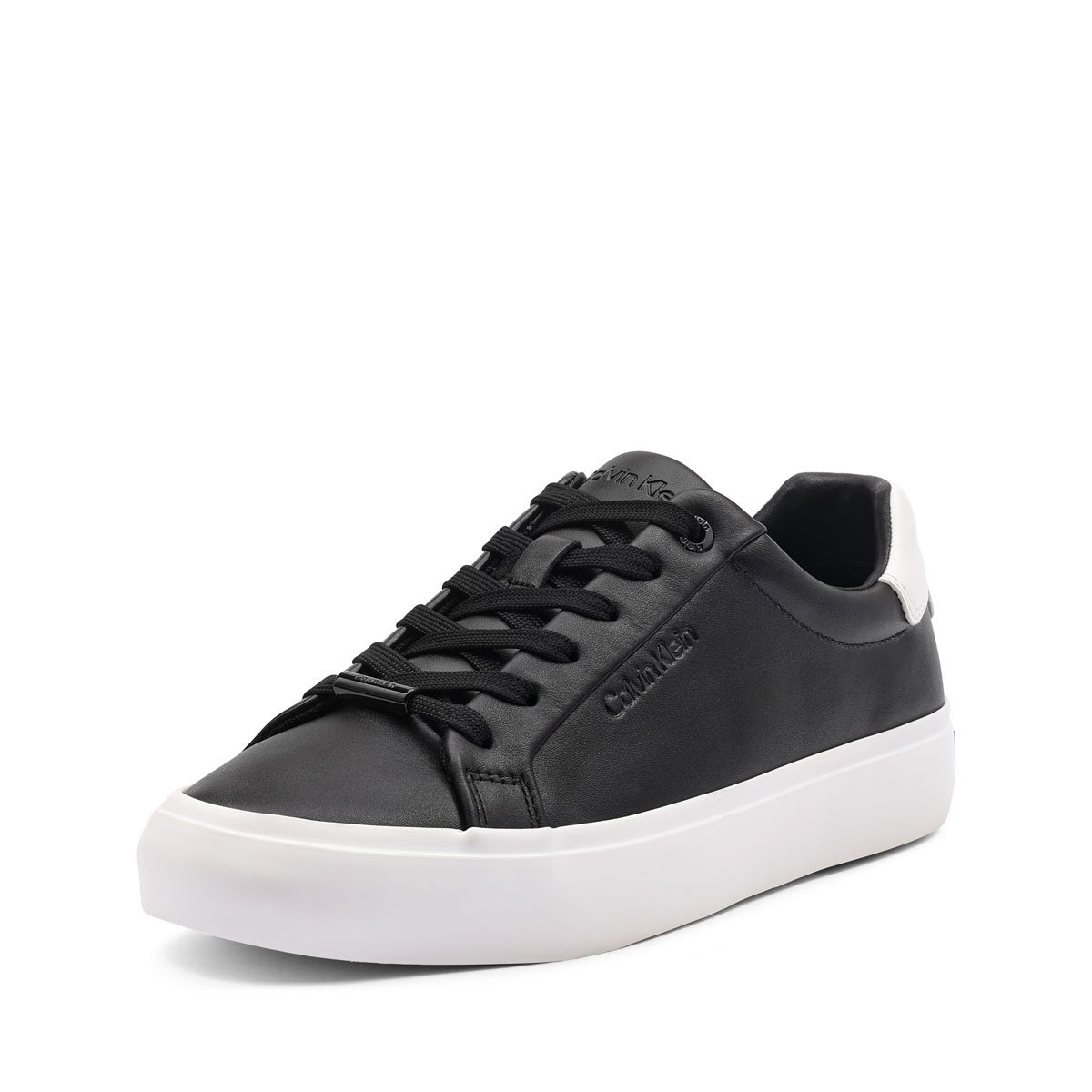Calvin Klein Lace-Up Sneaker Leather CK Дамски кецове HW0HW026730GM