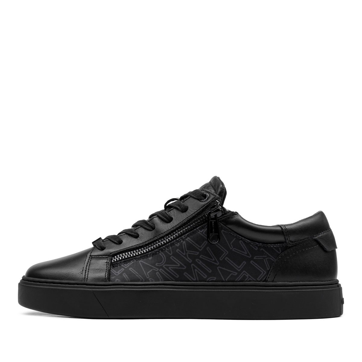 Мъжки кецове Calvin Klein Low Top Lace Up WZip Mono HM0HM010590GK Calvin Klein Low Top Lace Up WZip Mono Мъжки кецове HM0HM010590GK