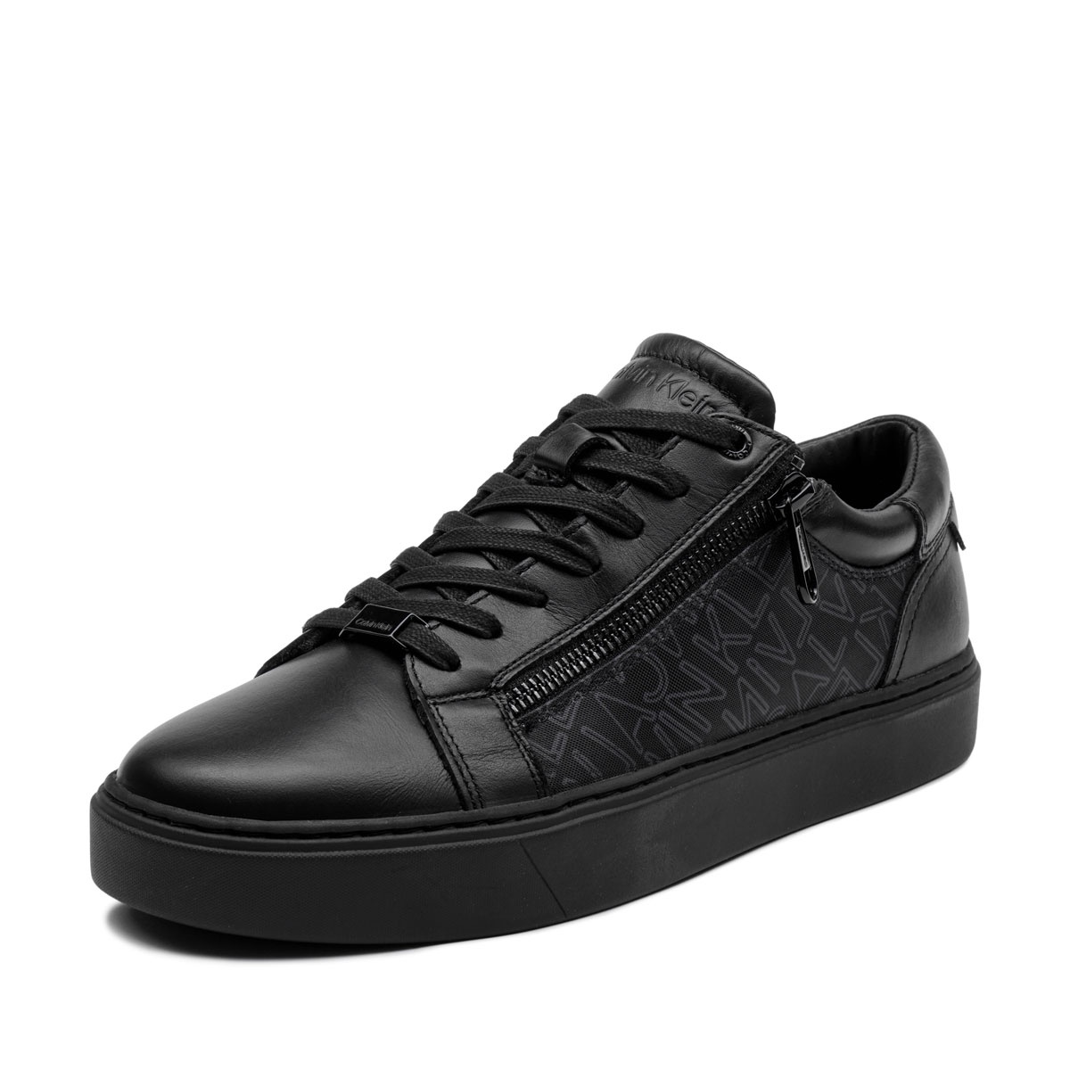Мъжки кецове Calvin Klein Low Top Lace Up WZip Mono HM0HM010590GK Calvin Klein Low Top Lace Up WZip Mono Мъжки кецове HM0HM010590GK