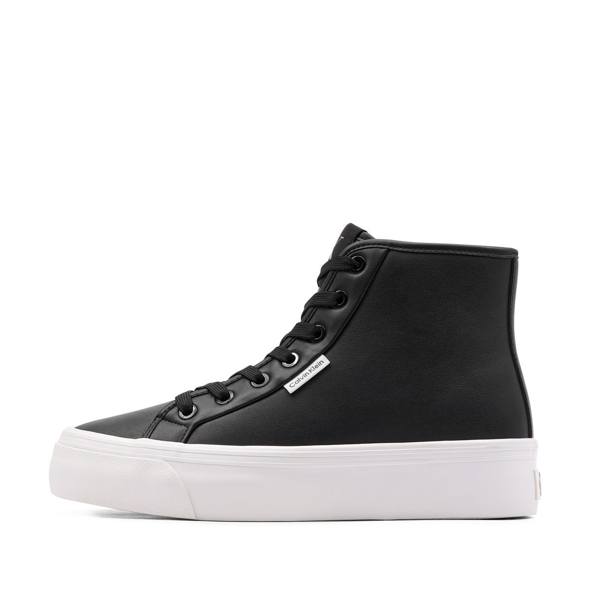 Calvin Klein Vulc Flatf High Top Leather CK Дамски кецове YW0YW01978BEH