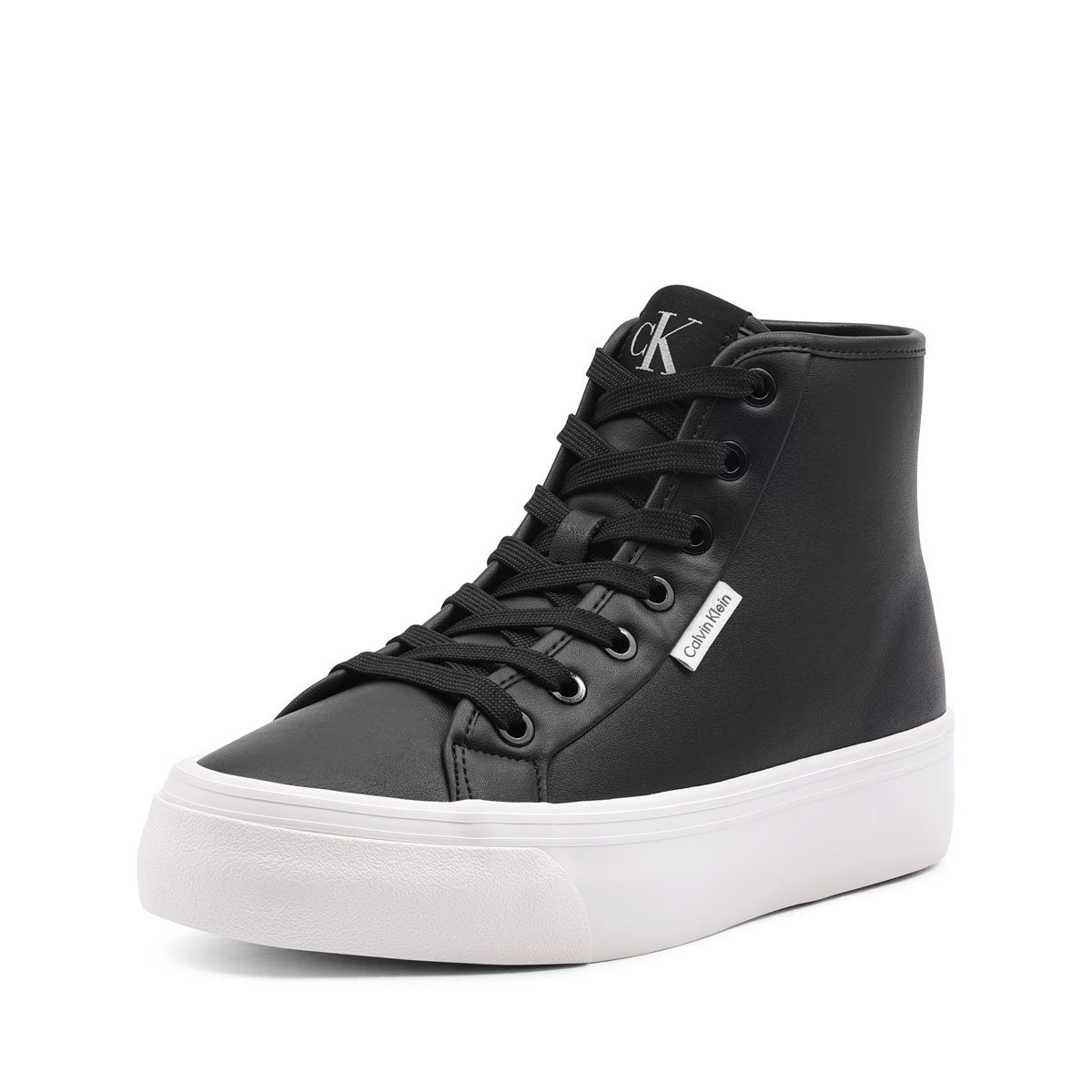 Calvin Klein Vulc Flatf High Top Leather CK Дамски кецове YW0YW01978BEH