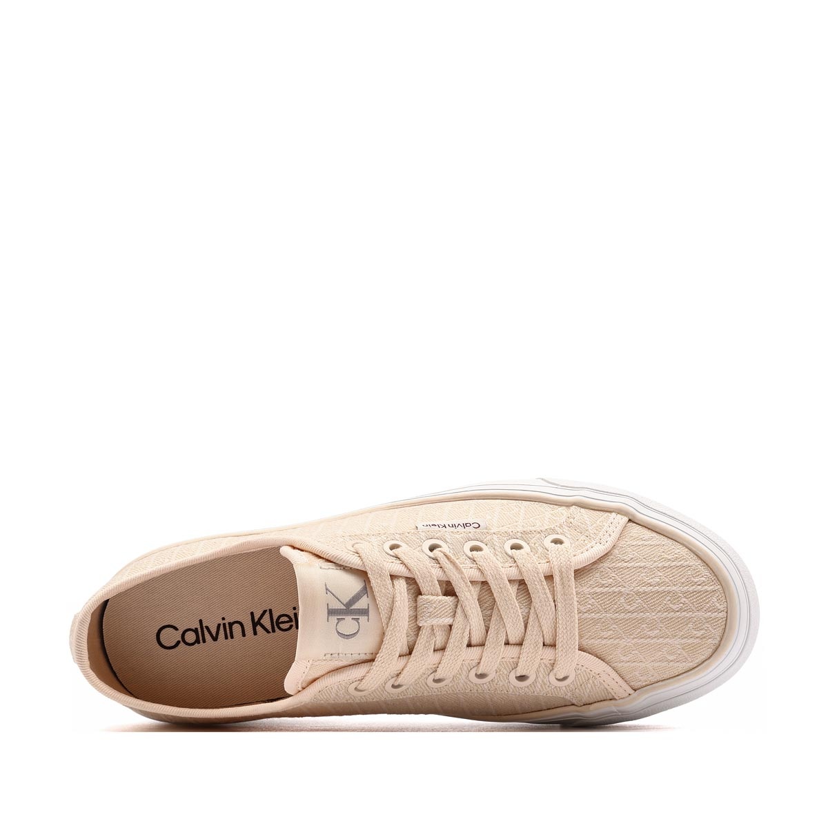 Calvin Klein Vulc Flatf LaceUp Jaq AOP Дамски кецове HW0HW032650LX