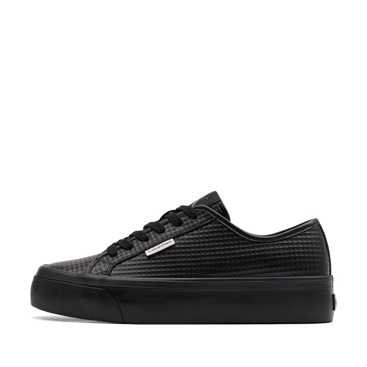 Calvin Klein Vulc Flatf LaceUp Text Leather Дамски кецове HW0HW029720GJ