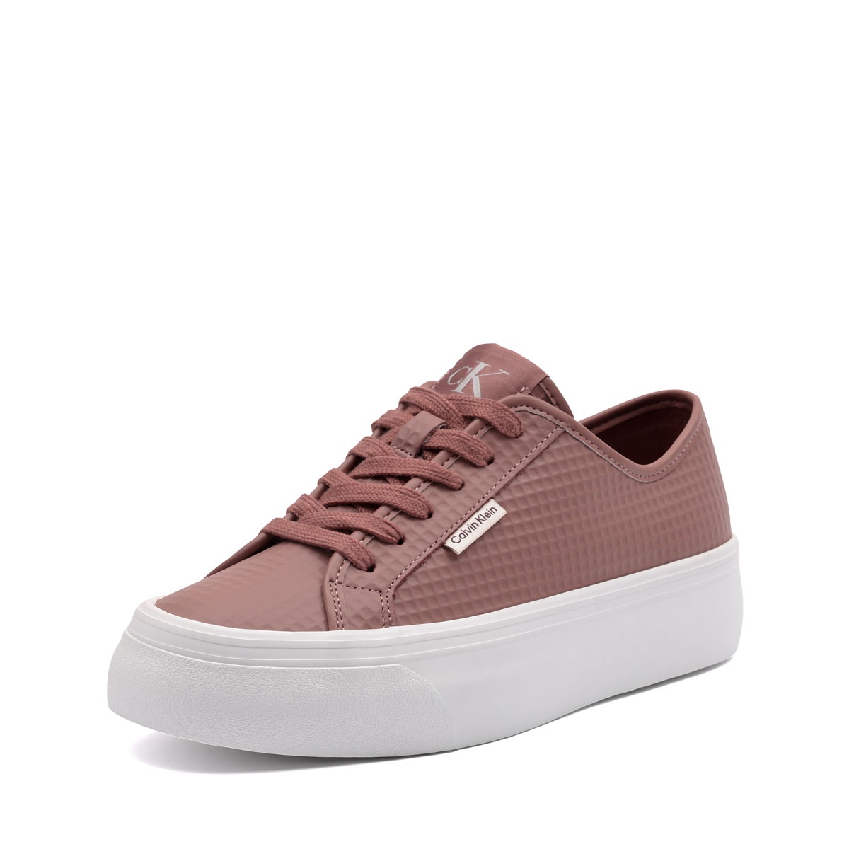 Calvin Klein Vulc Flatf LaceUp Text Leather Дамски кецове HW0HW02972VFA