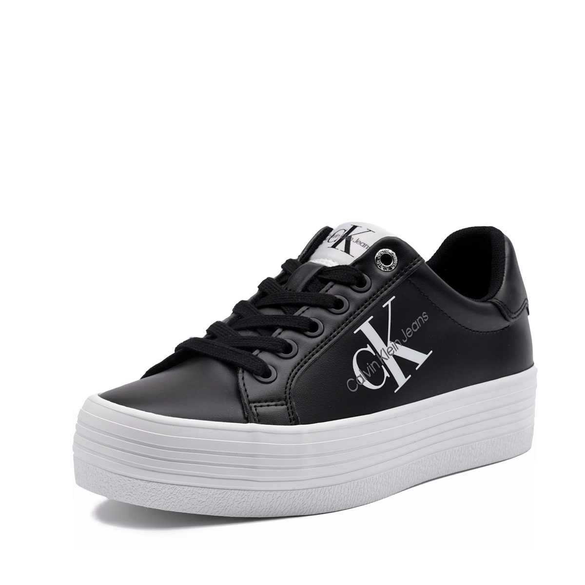 Calvin Klein Vulc Flatform LaceUp Low Leather Дамски кецове YW0YW00847BDS