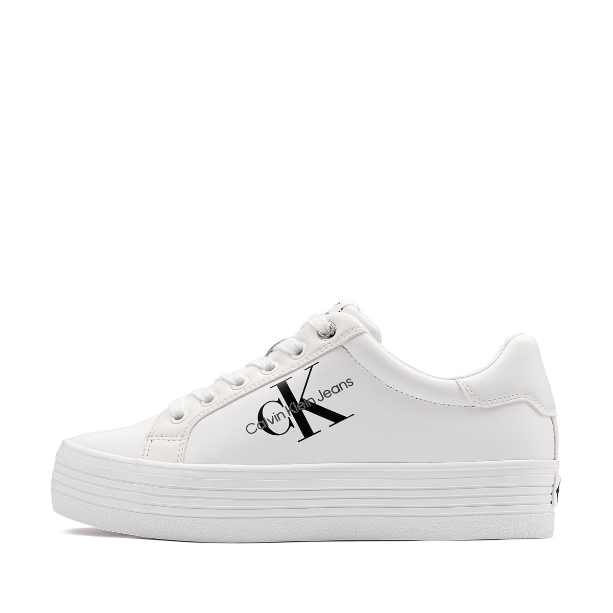 Calvin Klein Vulc Flatform LaceUp Low Leather Дамски кецове YW0YW00847YAF
