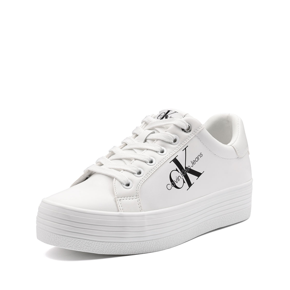 Calvin Klein Vulc Flatform LaceUp Low Leather Дамски кецове YW0YW00847YAF