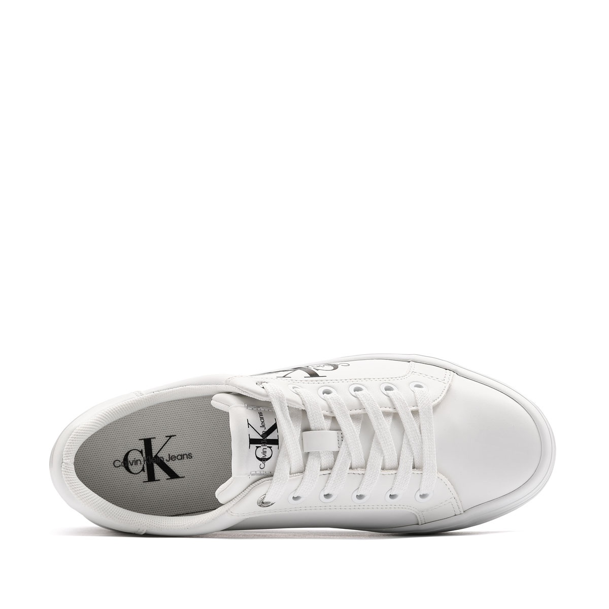 Calvin Klein Vulc Flatform LaceUp Low Leather Дамски кецове YW0YW00847YAF