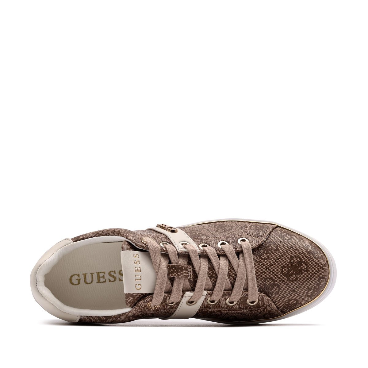 Дамски кецове Guess Britz FLFBTZFAL12-BEIGE Guess Britz Дамски кецове FLFBTZFAL12-BEIGE