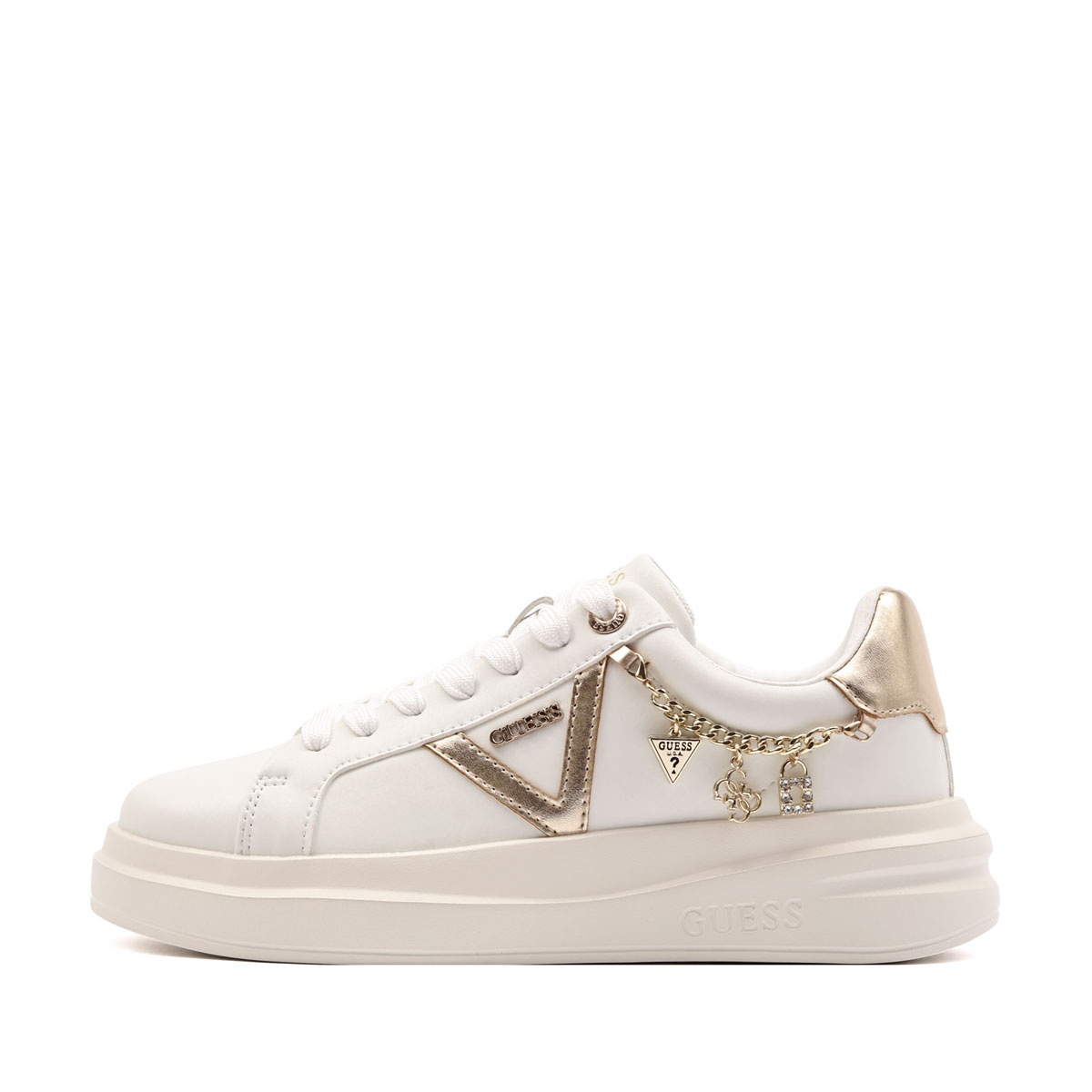 Guess Ebetts Дамски кецове FLTBTTLEA12-WHPLA