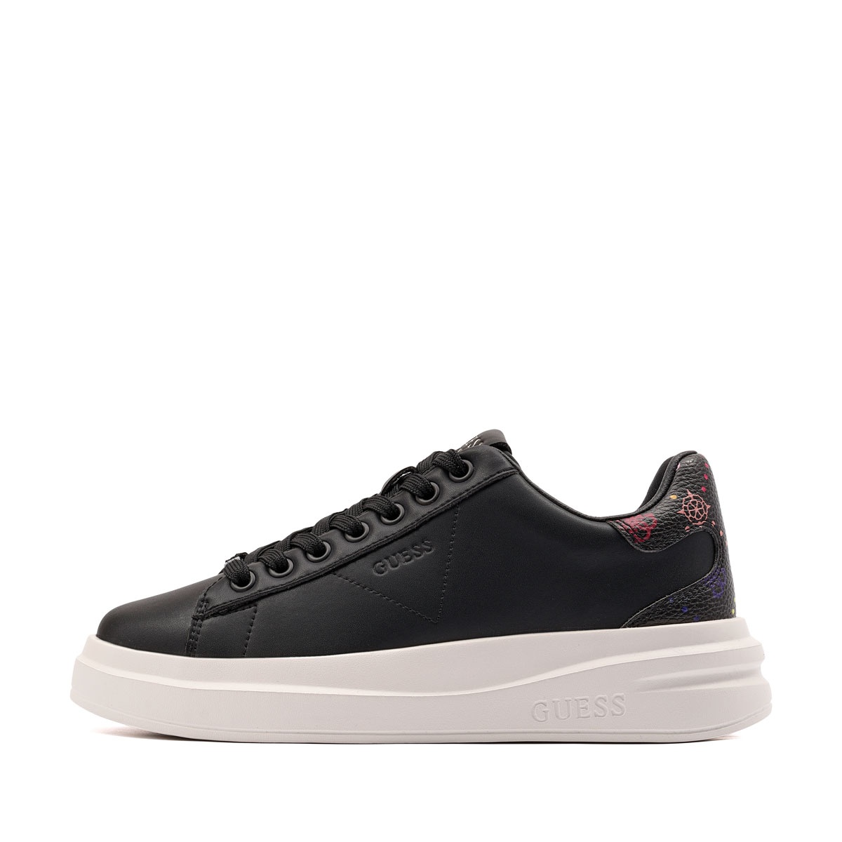 Guess Elbina11 Дамски кецове FLPE11LEA12-BLACK